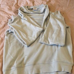 Aritzia baby blue fleece